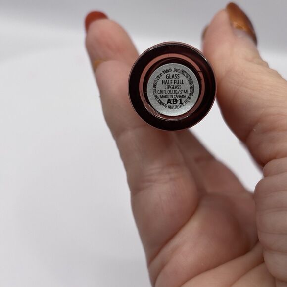 Mac Lipglass Lipgloss Glass Half Full .1 OZ / 3.1 M full size New Discontinued - Picture 3 of 4